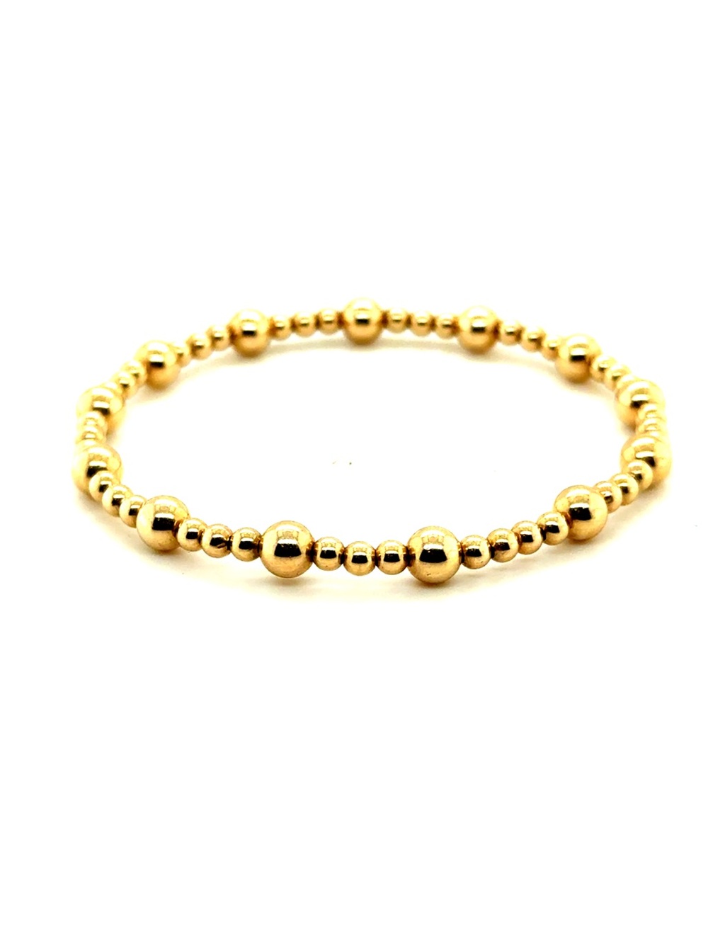 Enewton Classic Gold Beaded Stretch Bracelet for Women